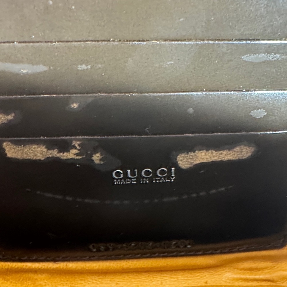 AUTHENTIC Gucci Bamboo mini Crossbody Bag with Bamboo Handle - Picture 8 of 9